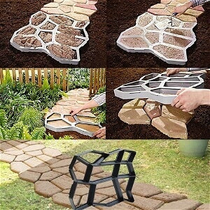 Outdoor Paver Path